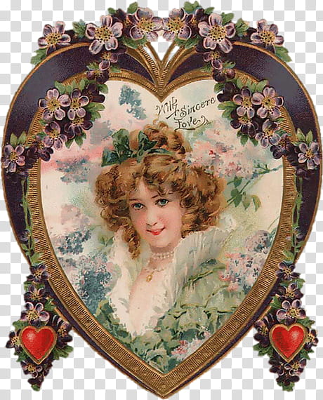 Teachers Day, Victorian Era, Valentines Day, Mothers Day, Greeting Note Cards, Antique, Vintage Valentines, Heart transparent background PNG clipart