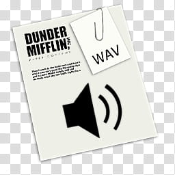 The Office Collection, Dundermifflin wav icon transparent background PNG clipart