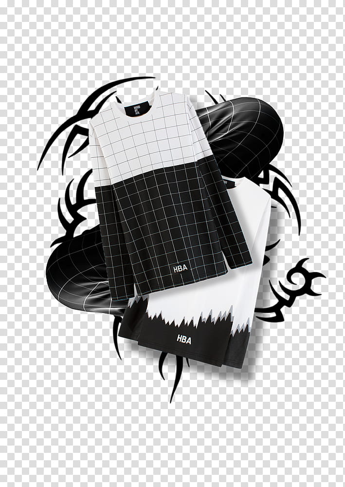 black and white shirt art transparent background PNG clipart