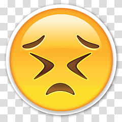 frown emoji transparent background PNG clipart