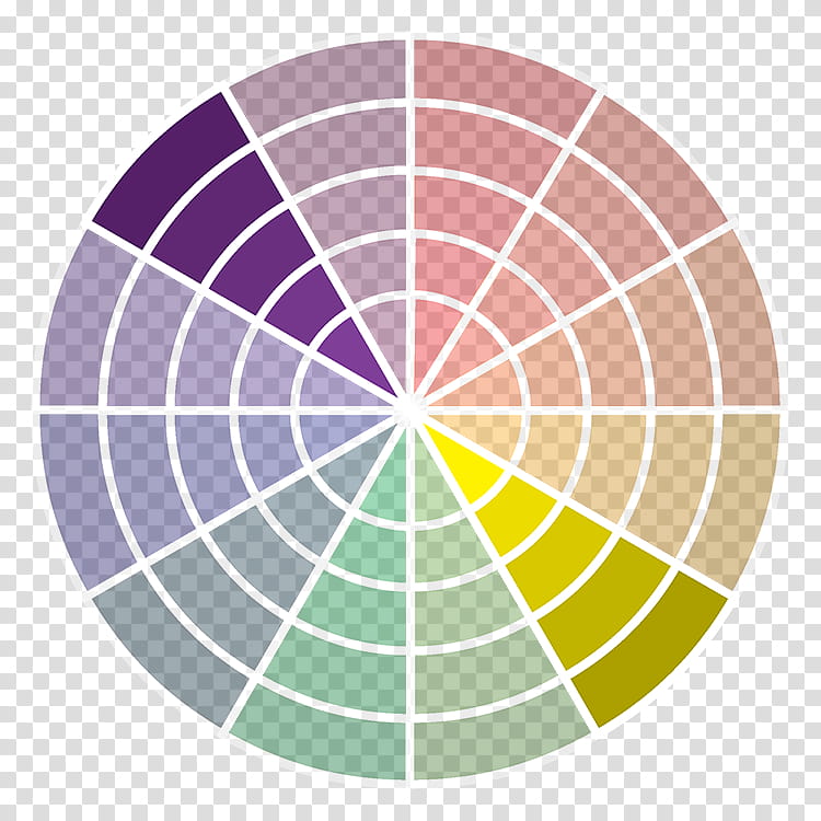 Color wheel Complementary colors Color scheme Stencil, Painting, Palette, Ceramic, Color Theory, Green, Purple, Line transparent background PNG clipart