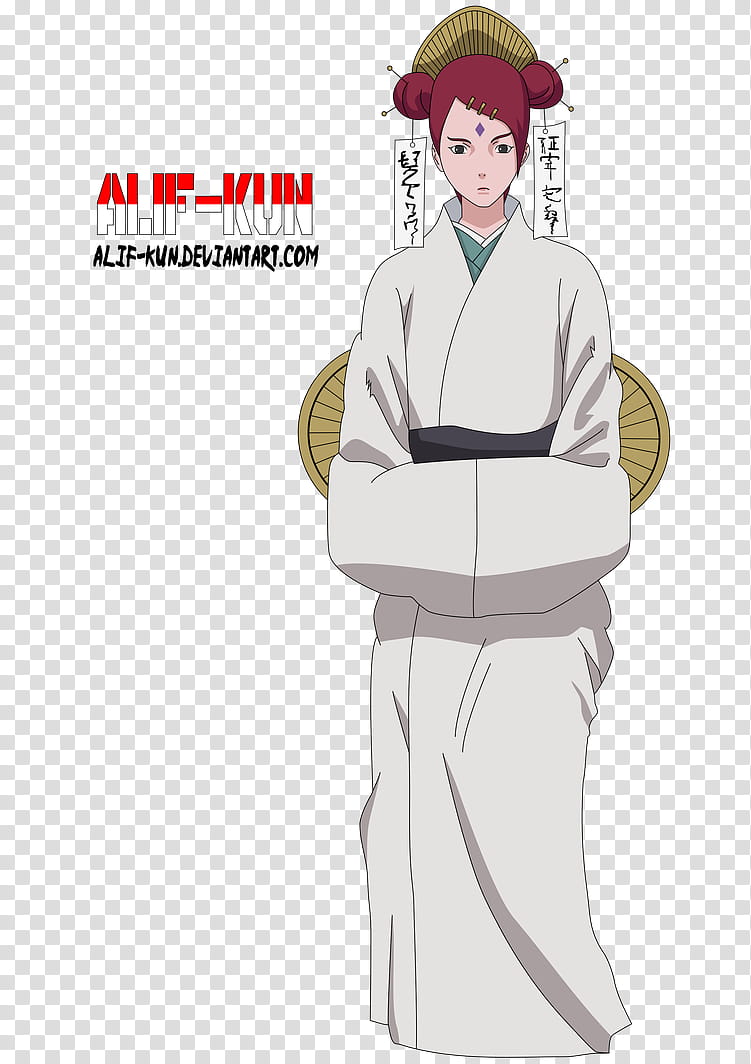 Mito Uzumaki, anime character illustration transparent background PNG clipart