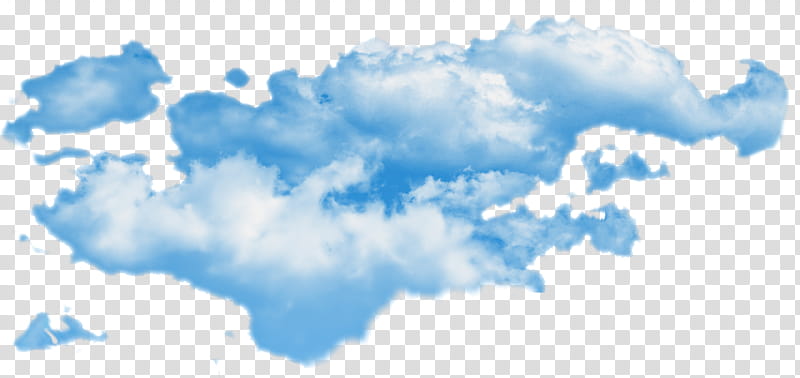 blue and white clouds transparent background PNG clipart