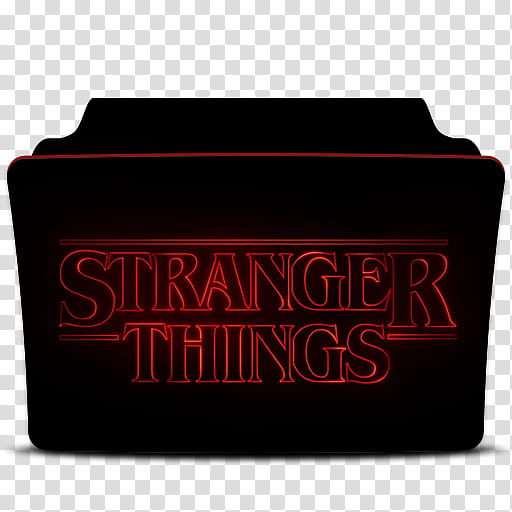 Stranger Things Folder Icons, Stranger Things V transparent background PNG clipart