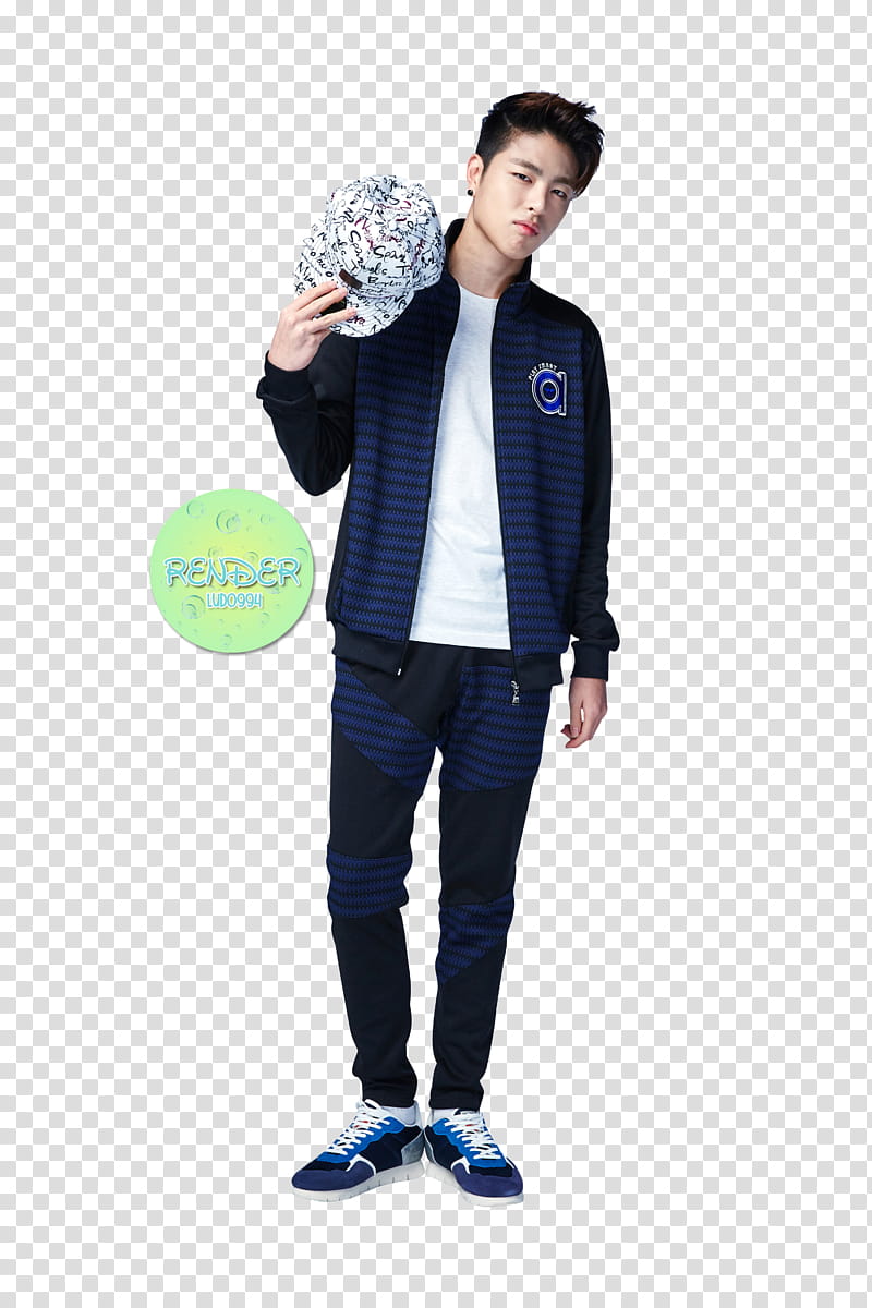 man wears tracksuit transparent background PNG clipart