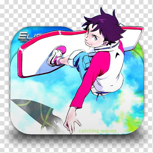 Anime Folder Icon Pack  by Knives, Eureka Seven  transparent background PNG clipart