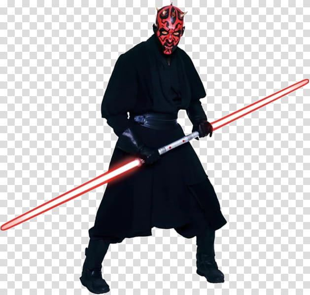 Star Wars Darth Maul transparent background PNG clipart