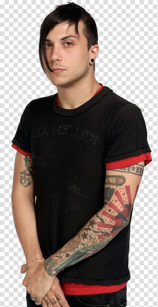 Frank Iero transparent background PNG clipart