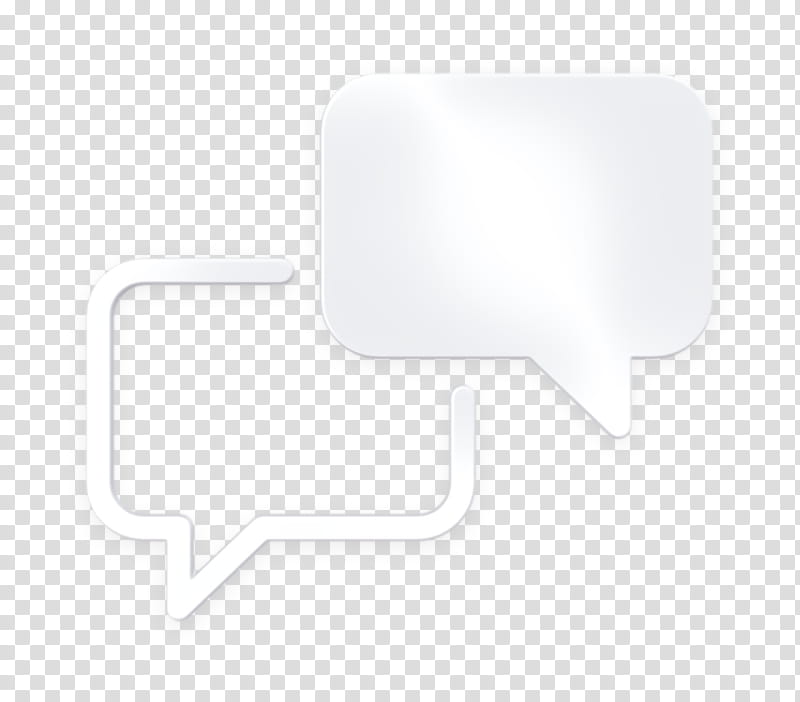 Chat icon Business Set icon, White, Text, Logo, Line, Material Property, Technology transparent background PNG clipart