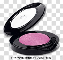 Make up set , pink face powder transparent background PNG clipart