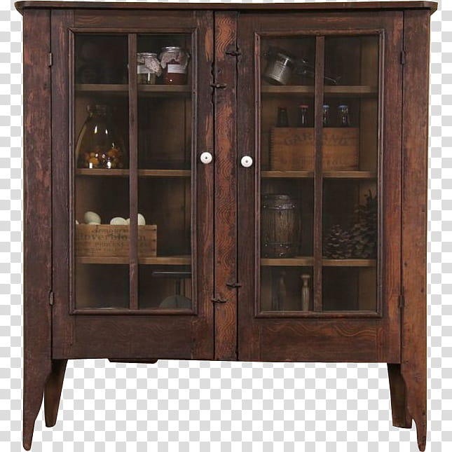 China, Cupboard, China Cabinet, Buffets Sideboards, Shelf, Wood Stain, Antique, Furniture transparent background PNG clipart