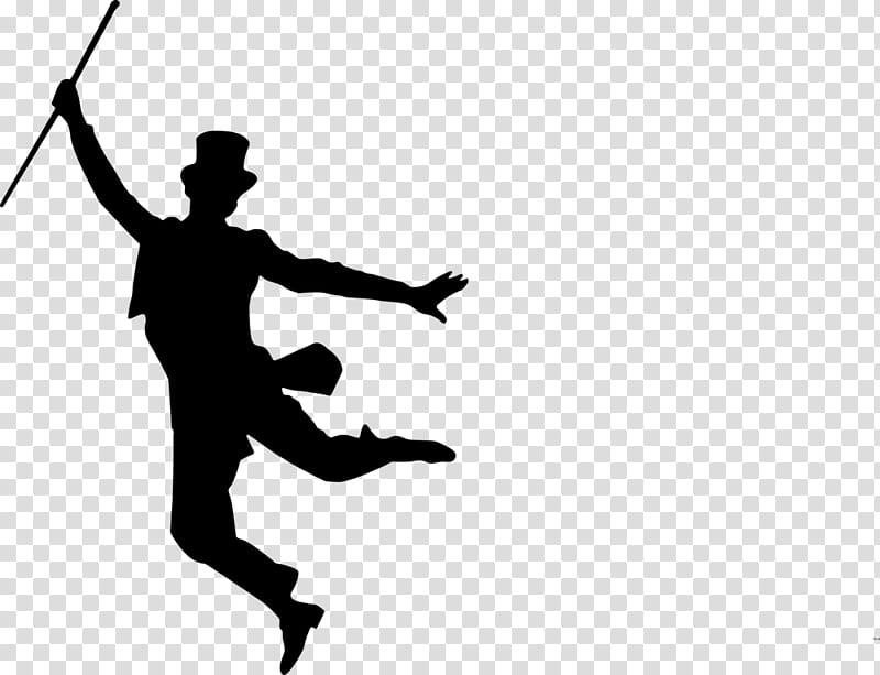 Dancer Silhouette, Tap Dance, Ballet, Ballet Dancer, Shall We Dance, Fred Astaire, Ginger Rogers, Gene Kelly transparent background PNG clipart