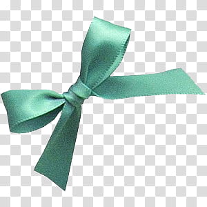 , green bow illustration transparent background PNG clipart