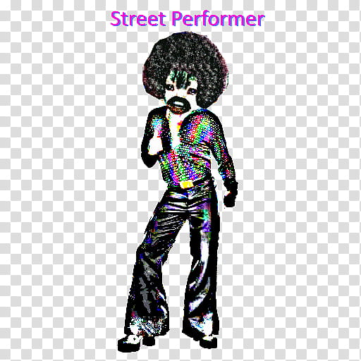 Cartoon Street, Character, Cartoon, Performance Artist, Gray Silhouette, Singer, Street Performance, Text transparent background PNG clipart