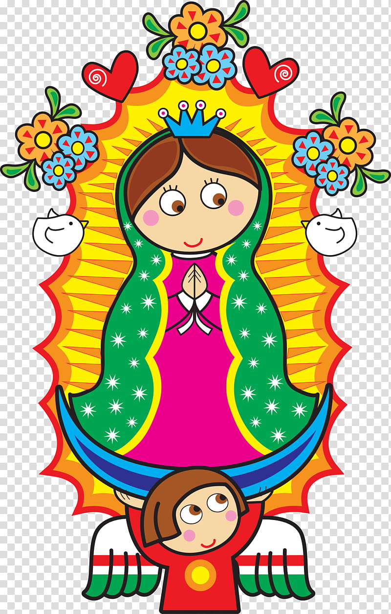 Distroller Virgencita, Virgin Mary illustration transparent background PNG clipart