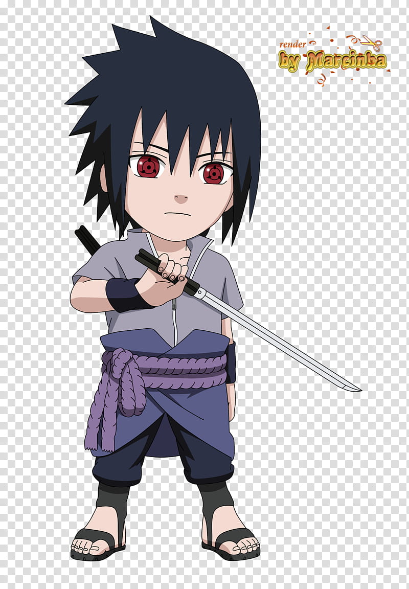 Chibi Sasuke Uchiha transparent background PNG clipart