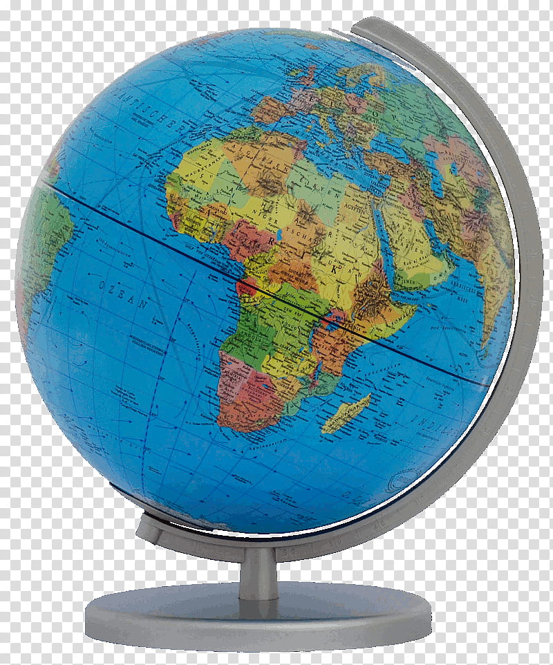 globe world earth map interior design, Planet, Sphere transparent background PNG clipart