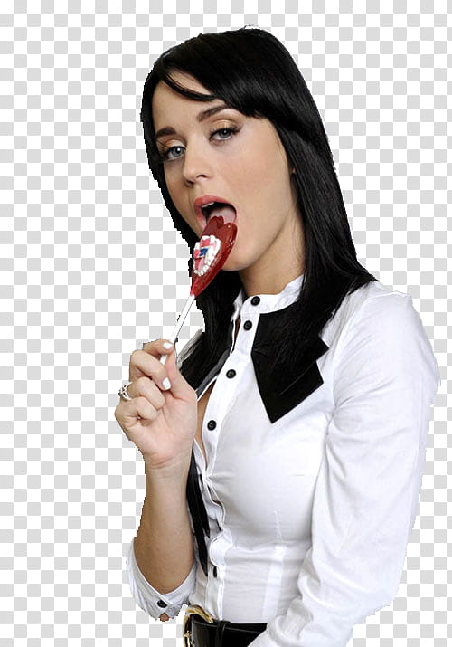 Katy perry Sorpresa D, Katy Perry licking lollipop transparent background PNG clipart