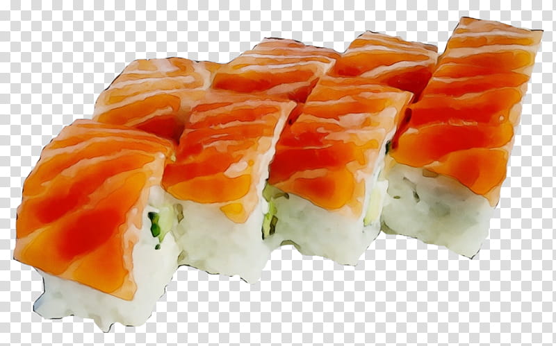 Sushi, Watercolor, Paint, Wet Ink, Dish, Food, Cuisine, Sashimi transparent background PNG clipart