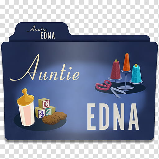 Auntie Edna  Folder Icon, Auntie Edna  transparent background PNG clipart