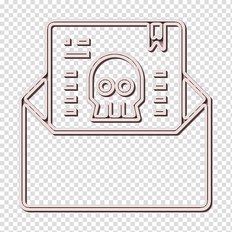 Crime icon Threat icon Mail icon, Metal, Square, Rectangle transparent background PNG clipart