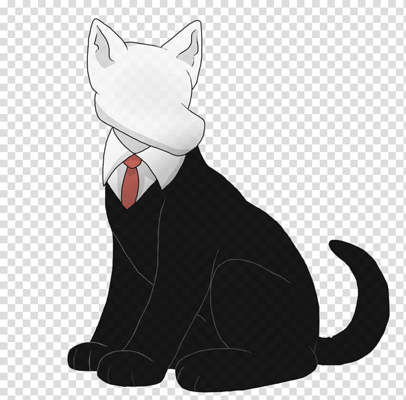 Slender Man, Dog transparent background PNG clipart