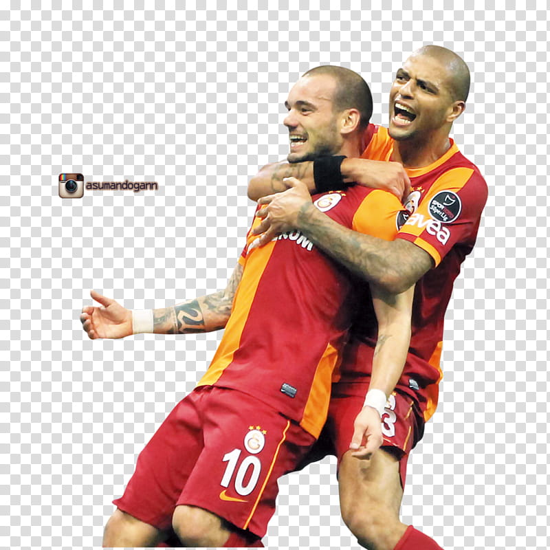 Wesley Sneijder, Felipe Melo, GALATASARAY transparent background PNG clipart