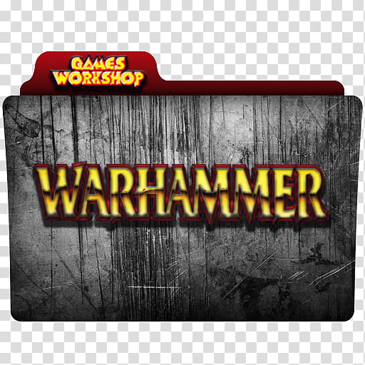Warhammer Games Workshop Red Black Folder Icon, WarhammerFolderRöd transparent background PNG clipart