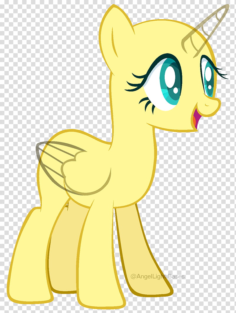 MLP FiM Base Nr , yellow My Little Pony transparent background PNG clipart