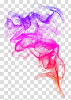 Asap Warna, pink, blue, and red smoke illustration transparent background PNG clipart