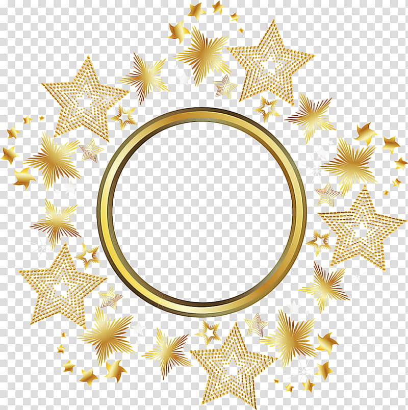 Gold Frames, Frames, BORDERS AND FRAMES, Star, Silhouette, Snowflake, Circle transparent background PNG clipart