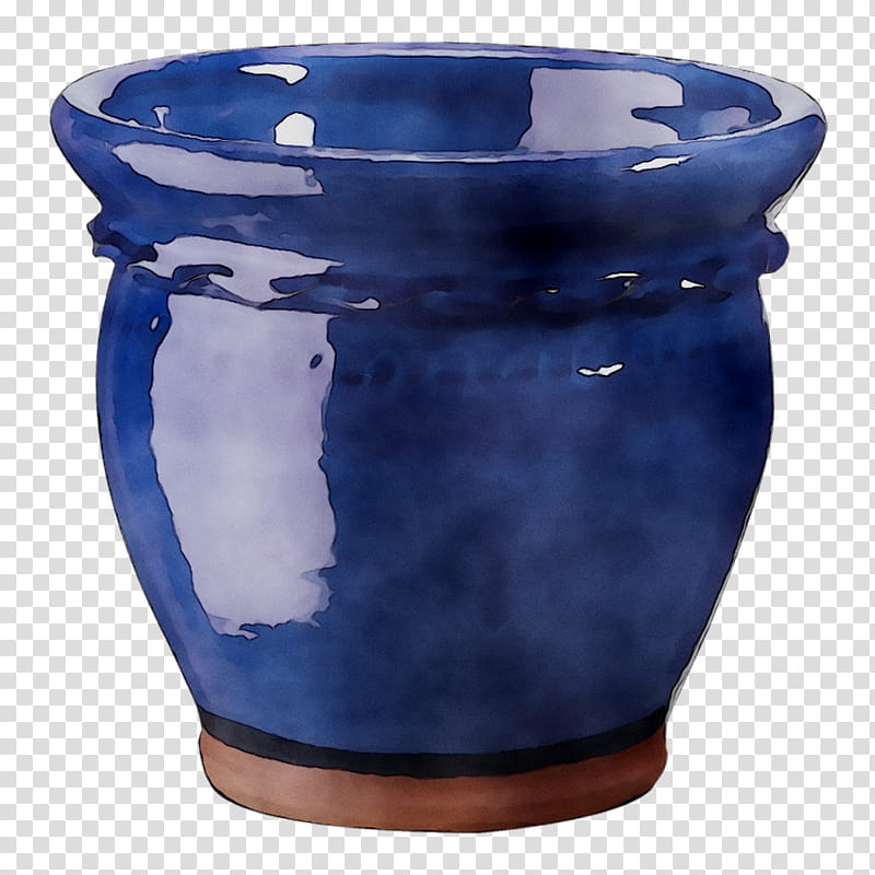 Vase Blue, Ceramic, Pottery, Cobalt Blue, Urn, Glass, Unbreakable, Flowerpot transparent background PNG clipart