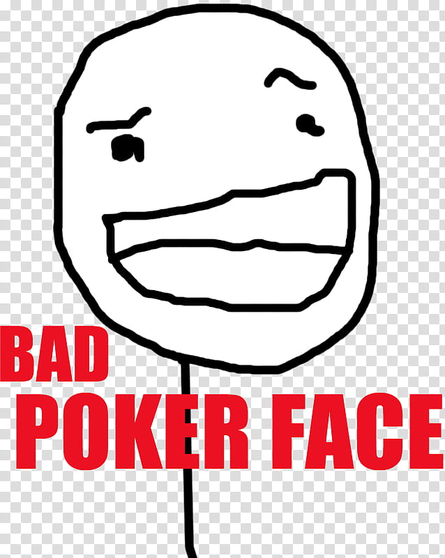 bad poker face meme transparent background PNG clipart