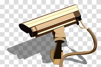 Security Camera, brown video camera art transparent background PNG clipart