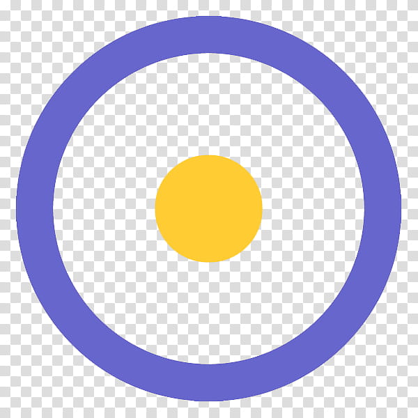 Yellow Circle, Point, Fried Egg, Target Archery transparent background PNG clipart