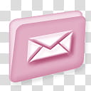 Icons, Royal Folder Mail, pink mail file icon transparent background PNG clipart