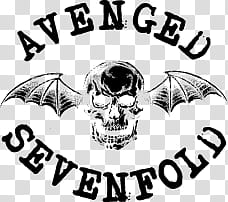 Band Logos, Avenged Sevenfold logo transparent background PNG clipart