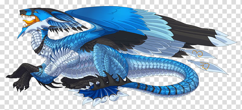 Lazy Days Commission, blue and gray dragon art transparent background PNG clipart