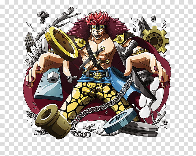 Eustass Kid, One Piece character transparent background PNG clipart