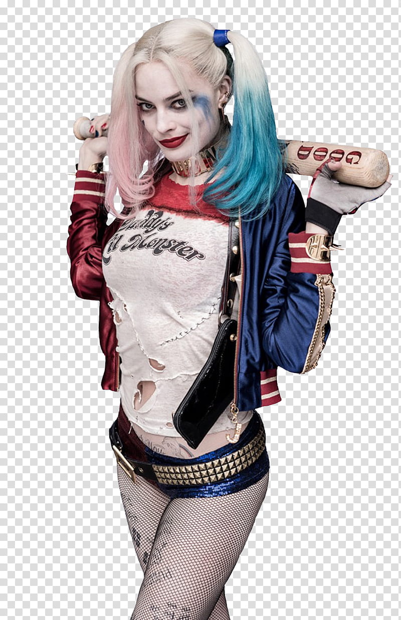 Harley Quinn portrait, Suicide Squad Harley Quinn transparent background PNG clipart