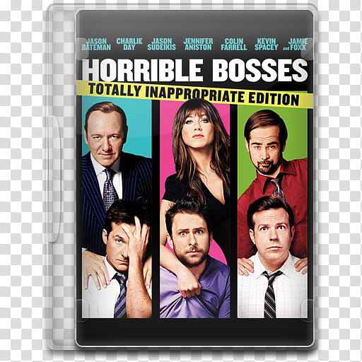 Movie Icon , Horrible Bosses, Horrible Bosses Totally Inappropriate Edition movie case transparent background PNG clipart