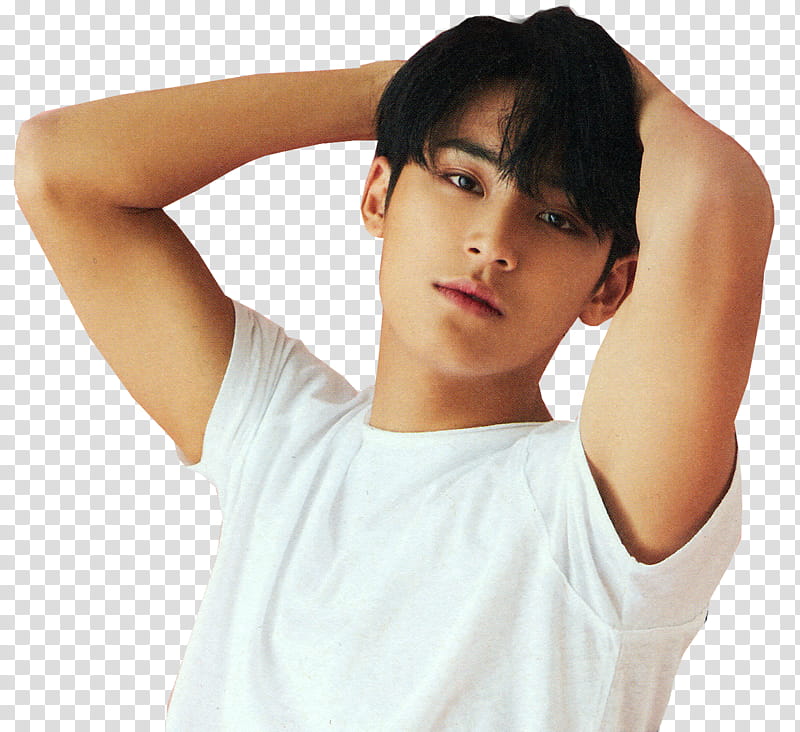 MINGYU SEVENTEEN TEEN AGE White ver transparent background PNG clipart