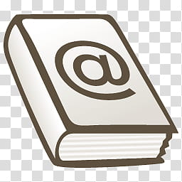 KOMIK Iconset , Address Book, book with @ text illustration transparent background PNG clipart KOMIK Iconset , Address Book, book with @ text illustration transparent background PNG clipart
