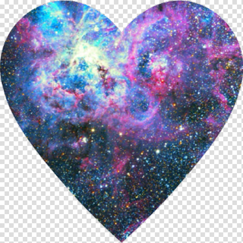 Glitter Star, Galaxy, Andromeda Galaxy, Heart, Universe, Astronomy, Nebula, Pink transparent background PNG clipart