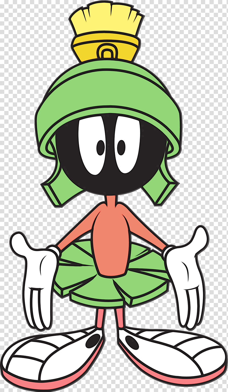 Marvin The Martian Green, Decal, Drawing, Cartoon, Looney Tunes, QUIZ,  Sticker, Bumper Sticker transparent background PNG clipart