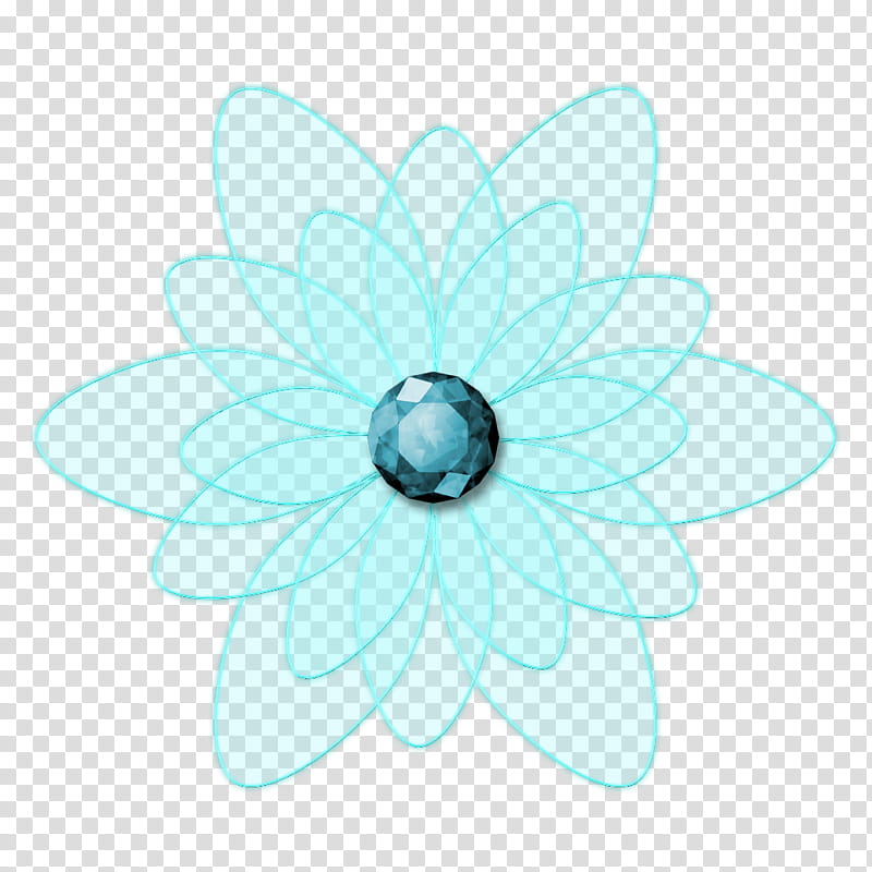 Decorative flowerses in, blue flower transparent background PNG clipart