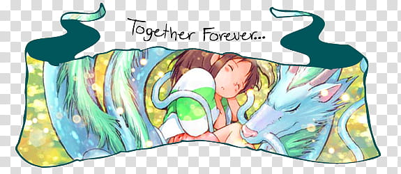 Together Forever | Spirited Away | Banner transparent background PNG clipart
