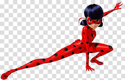 Miraculous Ladybug And Chat Noir, female character red suit