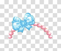 blue and pink bowtie illustration transparent background PNG clipart