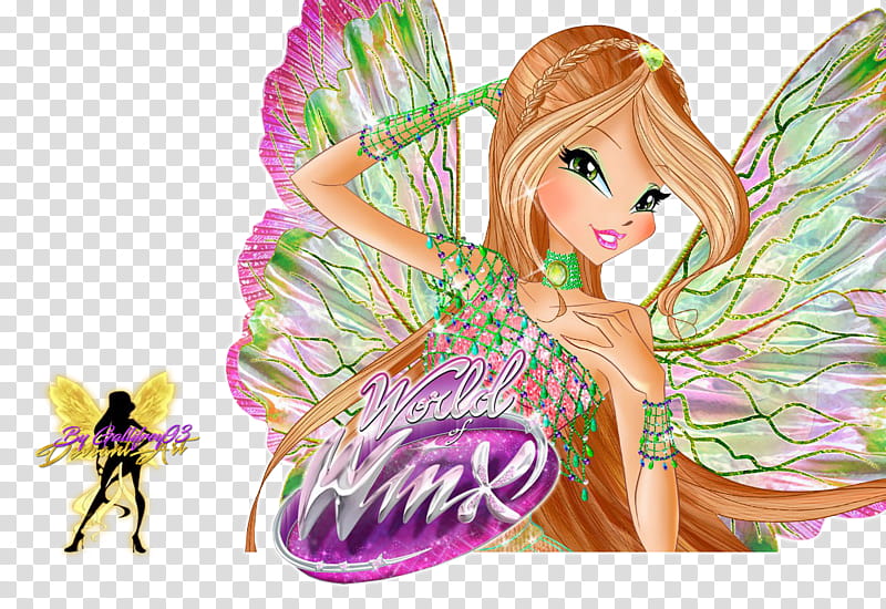 World of Winx Flora Dreamix Couture transparent background PNG clipart